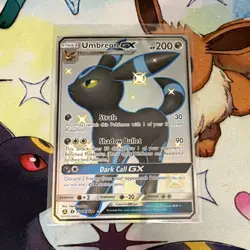 Pokemon TCG Umbreon GX SV69/SV94 Hidden Fates Shiny Vault Shiny Holo Rare - Image 1