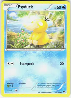 Psyduck 16/122 Common BREAKpoint Pokemon Near Mint - Image 1