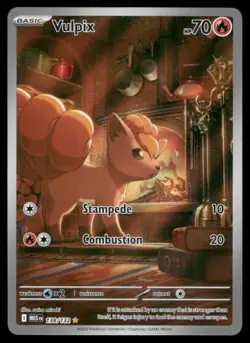 VULPIX 138/132 ILLUSTRATION RARE MEGA EVOLUTION POKEMON NM/M - Image 1