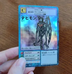 LOT OF 6 DEVIMON DIGIMON CARDS BATTLE & EVOLUTION ANIMATED SERIES ITALIAN JAPAN - Image 4