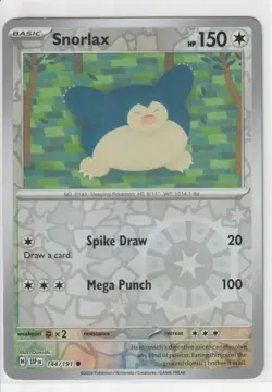 Snorlax 144/191 Surging Sparks Pokemon Near Mint - Image 1