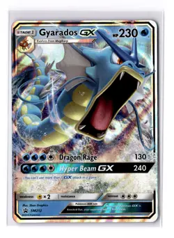 Gyarados GX - SM212 Sun & Moon Black Star Promo Card - NM - POKEMON TCG - Image 1