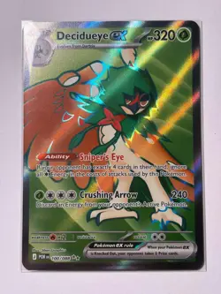 Decidueye ex 100/088 Holo Ultra Rare Perfect Order Pokemon Near Mint - Image 1