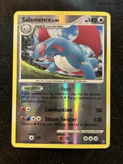 Salamence 24/100 Reverse Holo Rare Stormfront Pokemon TCG - Image 1