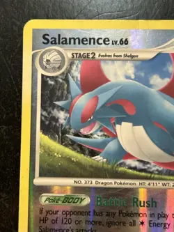Salamence 24/100 Reverse Holo Rare Stormfront Pokemon TCG - Image 3