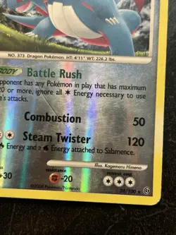 Salamence 24/100 Reverse Holo Rare Stormfront Pokemon TCG - Image 5