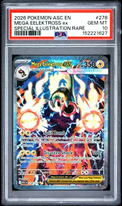 Mega Eelektross EX 278 Special Illustration Rare | | Pokemon TCG - 2026 | PSA 10 - Image 1