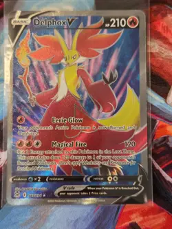 Pokemon Card Delphox V 173/196 Astral Radiance Ultra Rare Near Mint - Image 1