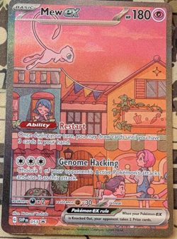 Pokemon Mew EX Scarlet & Violet Promo Full Art Holo 053 BLACK STAR PROMO - Image 1