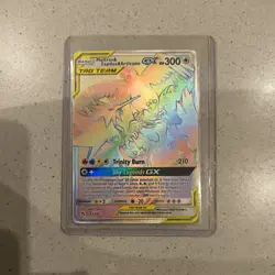 Pokemon TCG Moltres & Zapdos & Articuno Tag Team GX 69/68 Holo Secret Rare - Image 1