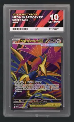 ACE 10 - Mega Skarmory ex - 106/088 - Perfect Order - Pokemon - Image 1