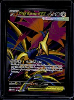 Mega Skarmory ex 106/088 Ultra Rare Perfect Order Pokemon Holo Near Mint - Image 1