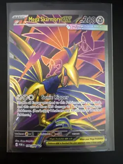 Pokemon Mega Skarmory ex Mega Evolution Perfect Order Ultra Rare 106/088 NM - Image 1