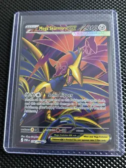 Pokemon TCG Mega Skarmory EX 106/088 Evolutions Secret Rare Holo English - Image 1