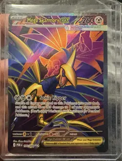 Pokemon TCG Mega Skarmory EX 106/088 Evolutions Secret Rare Holo English 260HP - Image 1