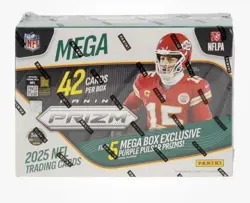 2025 Panini Prizm Football Factory Sealed Mega Box Target Pink Prizms! - Image 1