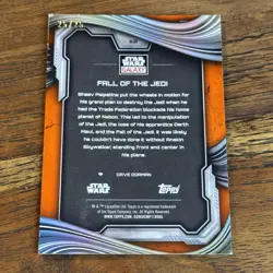 Fall of the Jedi 2025 Topps Star Wars Galaxy Chrome ORANGE 25/25 Card #68 OMEGA - Image 3
