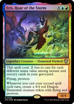 Eris, Roar of the Storm (Foil) Thunder Junction OTC Mythic MTG Magic Pack fresh - Image 1