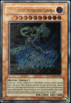 Yu-Gi-Oh! Erdgebundener Unsterbl. Ccarayhua SOVR Ultimate Rare [GD-EX] | DE 2009 - Image 1