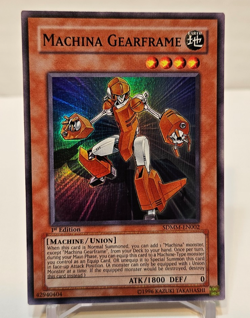 Machina Gearframe SDMM-EN002 Super Rare 1st Edition Yugioh 2142 - Image 1