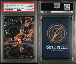 2025 One Piece OP13-Carrying On His Will Sabo Special Alt Art PSA 10 GEM MINT - Image 3