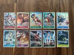 One Piece Card Game OP-16 Complete Base Set – Includes SRs & SECs -Fully Sleeved - Image 2