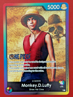 One Piece Card Monkey D. Luffy Pack Battle Leader Live Action Promo - Image 2