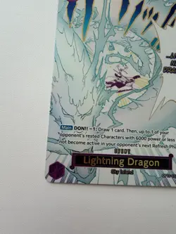 One Piece CCG Lightning Dragon OP15-077 Alternate Art Near Mint English - Image 4