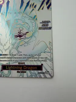 One Piece CCG Lightning Dragon OP15-077 Alternate Art Near Mint English - Image 5