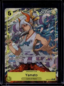 One Piece TCG ENGLISH Yamato EB03-057 Alternate ALT ART Heroine’s Edition - Image 1
