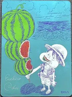 One Piece Luffy Watermelon MetaKira NatsuComi 2026 Eiichiro Oda Promo US SELLER - Image 1