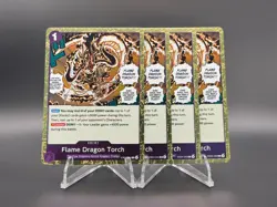 Flame Dragon Torch EB04-040 x4 Playset | The Azure Sea's Seven One Piece TCG Eng - Image 1
