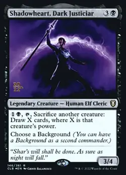 [1x] Shadowheart, Dark Justiciar - Foil - Prerelease Promo Near Mint, English Co - Image 1