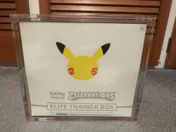 Pokemon TCG Celebrations 25th Anniversary Elite Trainer Box ETB Sealed + Case - Image 1