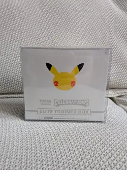 Pokemon TCG Celebrations 25th Anniversary Elite Trainer Box ETB Sealed + Case - Image 1