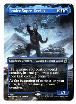 Leader, Super-Genius (Borderless) 330 Marvel Super Heroes Magic: The Gathering - Image 1
