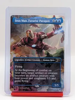 Iron Man, Futurist Paragon [Borderless] #501 Magic Marvel Super Heroes Commander - Image 1