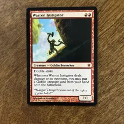 Warren Instigator - ZEN - MTG - NM - Image 1