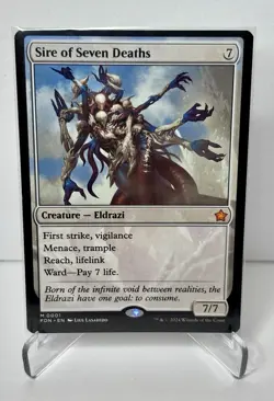 Sire of Seven Deaths FDN Foundations MTG Mythic Card M/Nm Condition - Image 1