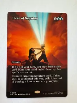 Magic (mtg): Force of Negation (Borderless) Avatar: The Last Airbender - Image 1