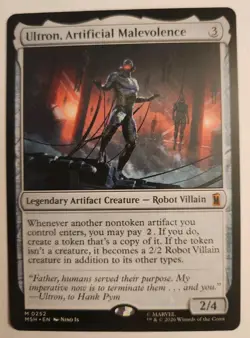 MTG Ultron, Artificial Malevolence Card (2026) Marvel Super Heroes NM - Image 1