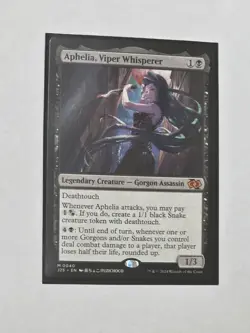 Aphelia, Viper Whisperer - Foundations Jumpstart - Near Mint - MTG - Image 1