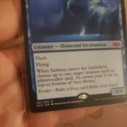 Magic The Gathering TCG Trading Card Game MTG Card Subtlety Modern Horizons 2 - Image 5