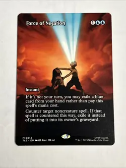 Force of Negation regular avatar the last Airbender mtg 0013 - Image 1