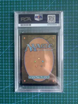 MTG Lost Caverns of Ixalan - Thrashing Brontodon - Foil- Borderless Art - PSA 9 - Image 3