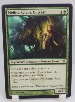 MTG Melira, Sylvok Outcast New Phyrexia 115/175 Non Foil Rare NM/M Unplayed - Image 1