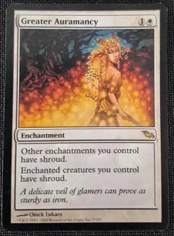 Greater Auramancy Shadowmoor [Lightly Played] MTG - Image 1