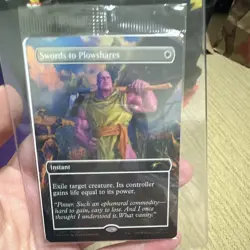 Swords to Plowshares New Promo Pack Sealed Marvel Thanos MTG Magic the Gathering - Image 1