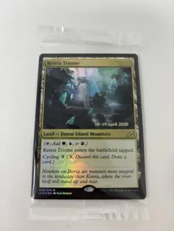 Magic: The Gathering Ketria Triome Foil Prerelease Stamped Rare Ikoria 2020 - Image 1