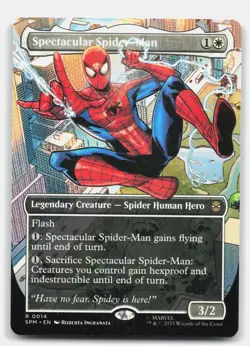 MTG SPECTACULAR SPIDER-MAN (BORDERLESS) 14 Marvel's Spider-Man NM - Image 1